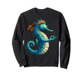Meditation Seahorse Yoga Pose Sweatshirt - Streetwear Style Men Women - T-Shirt, Sweatshirt, Hoodie
