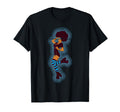 Rollerskating Afro Distressed T-Shirt - Trendy Graphic for Adults - T-Shirt, Sweatshirt, Hoodie