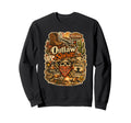 Outlaw Spirit Western Cowboy Sweatshirt - Casual Everyday Wear Men Women - T-Shirt, Sweatshirt, Hoodie
