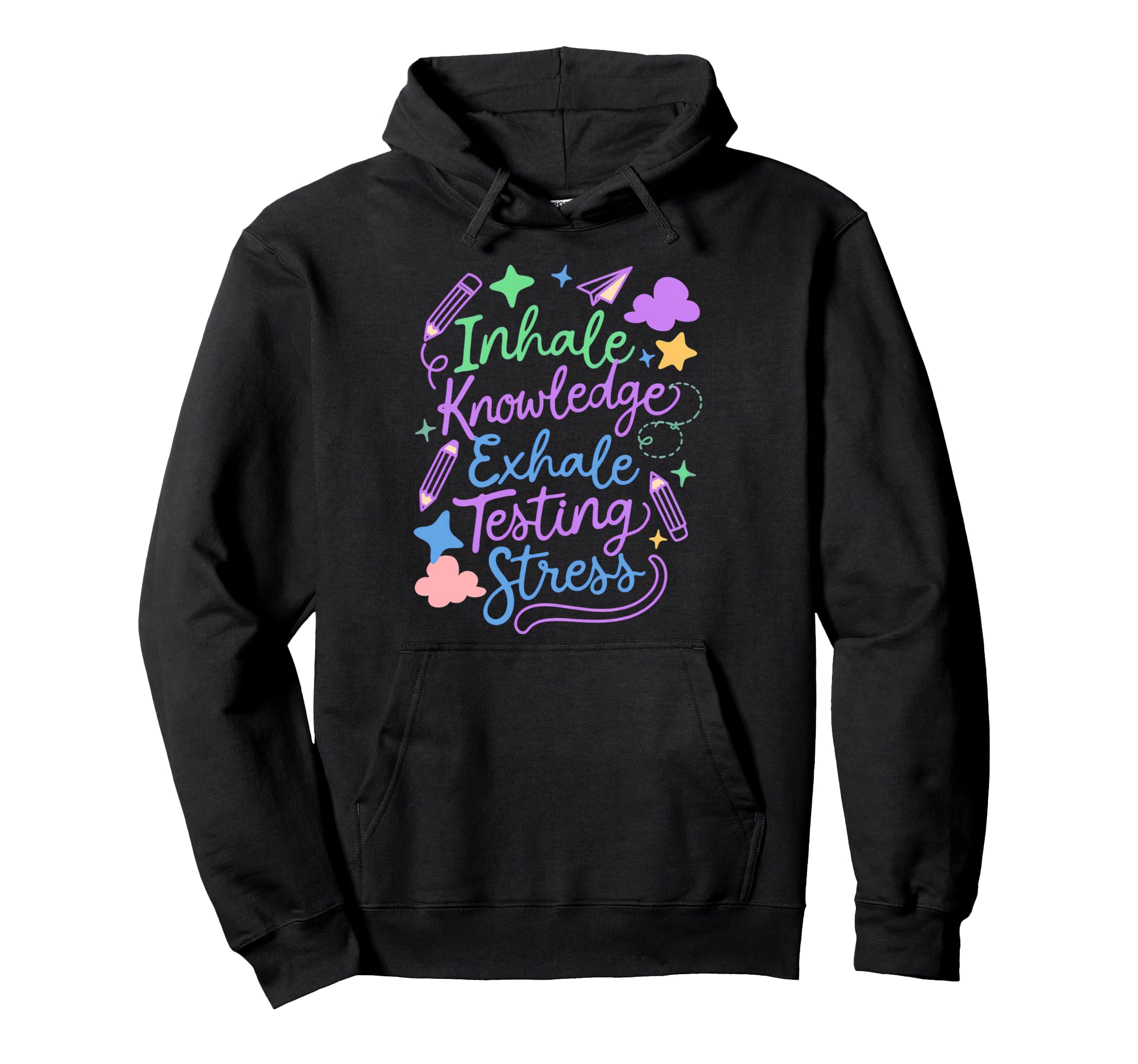 Groovy Testing Motivation School Counselor Hoodie - Novelty Apparel Unisex - T-Shirt, Sweatshirt, Hoodie