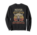 Never Underestimate Old Sweatshirt - Aesthetic Graphic for Adults - T-Shirt, Sweatshirt, Hoodie