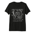 Postcard Collector Deltiologist Hobby Art T-Shirt - Unique Graphic Unisex - T-Shirt, Sweatshirt, Hoodie