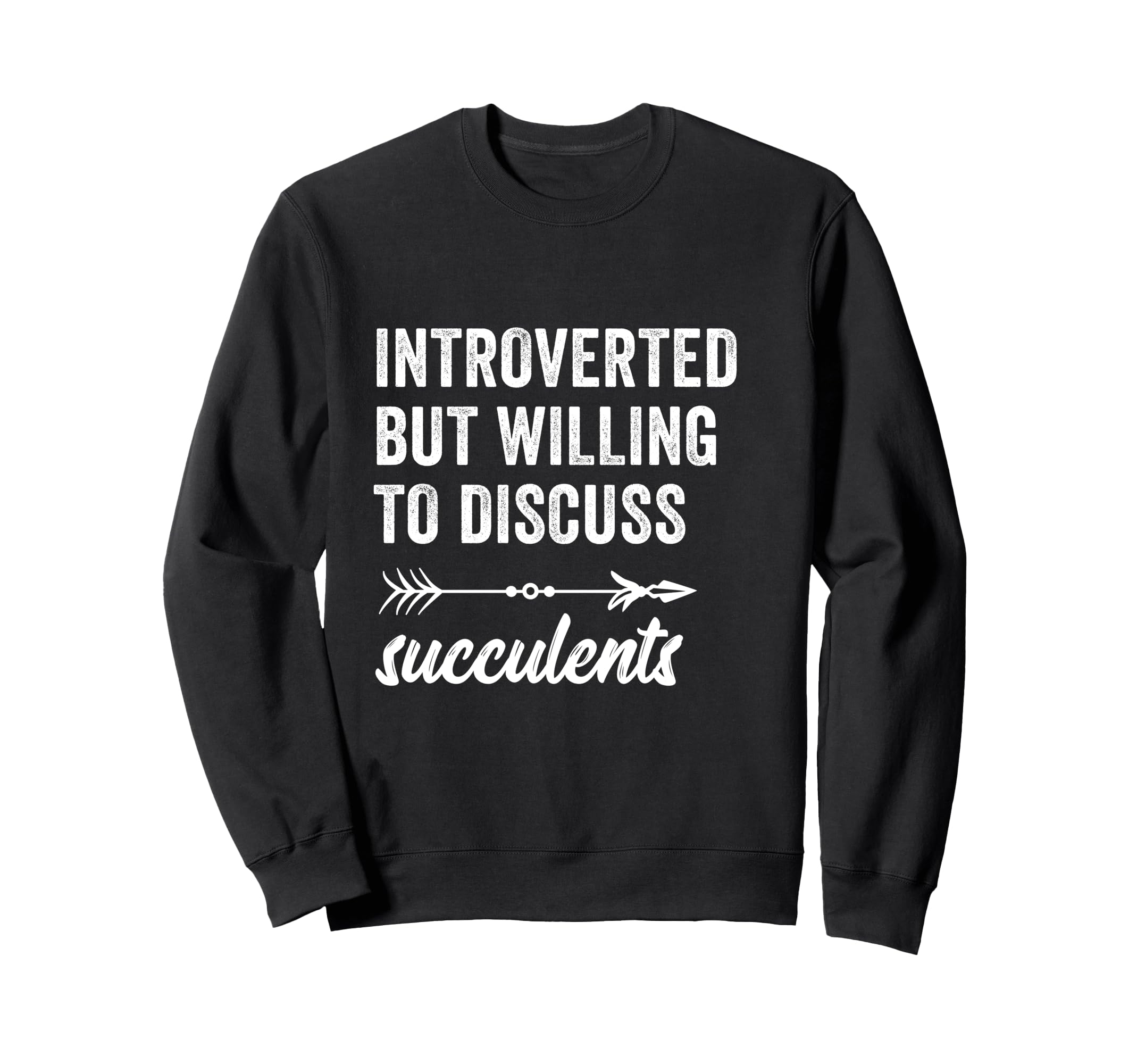 Introverted But Willing To Discuss Sweatshirt - Minimalist Print Men Women - T-Shirt, Sweatshirt, Hoodie