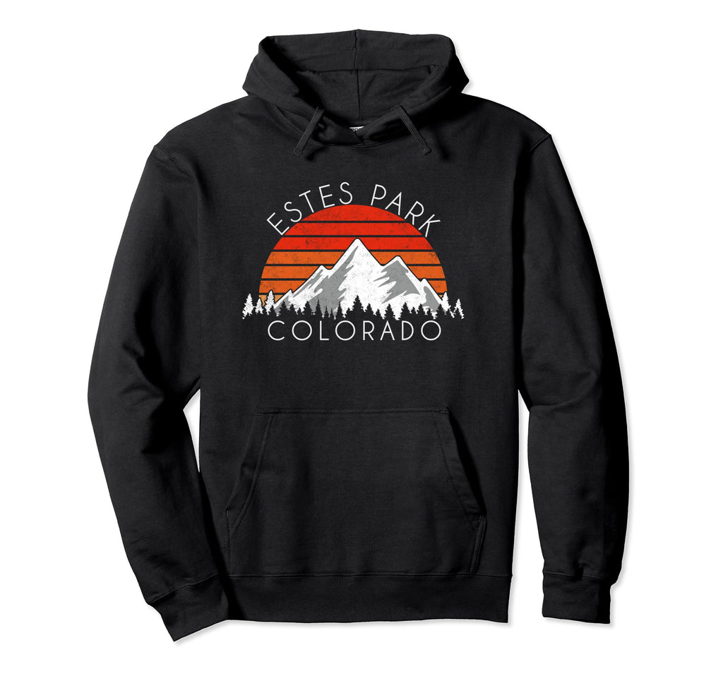 Estes Park Colorado Distressed Hoodie - Aesthetic Graphic for Adults - T-Shirt, Sweatshirt, Hoodie