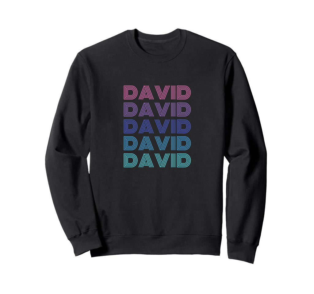 David Funny Name Sweatshirt - Custom Art Print for Adults - T-Shirt, Sweatshirt, Hoodie