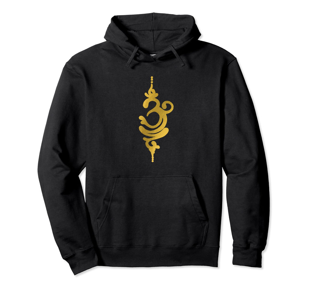 Breathe Symbol Meditation Yoga Hoodie - Fun Novelty Design for Adults - T-Shirt, Sweatshirt, Hoodie