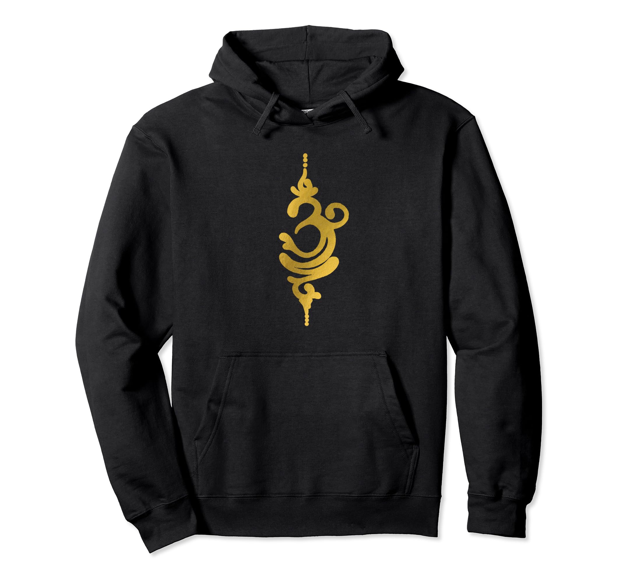 Breathe Symbol Meditation Yoga Hoodie - Fun Novelty Design for Adults - T-Shirt, Sweatshirt, Hoodie