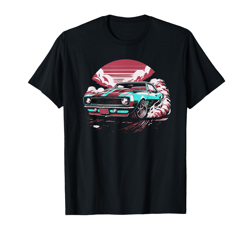 Muscle Car 60S 70S Car Lover T-Shirt - Unique Graphic for Adults - T-Shirt, Sweatshirt, Hoodie