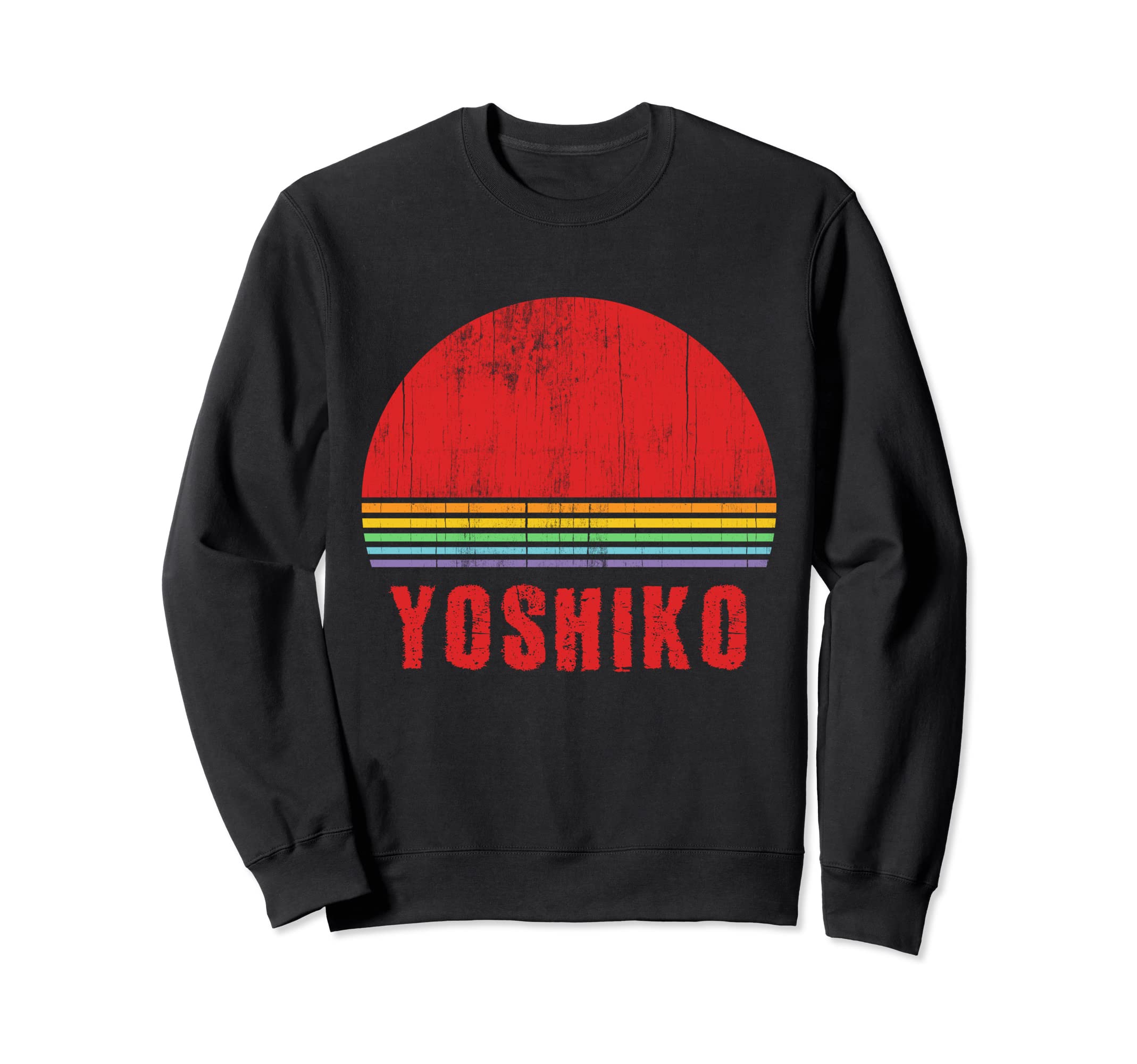 Yoshiko Custom Name 7 Letters Sweatshirt - Aesthetic Graphic for Adults - T-Shirt, Sweatshirt, Hoodie