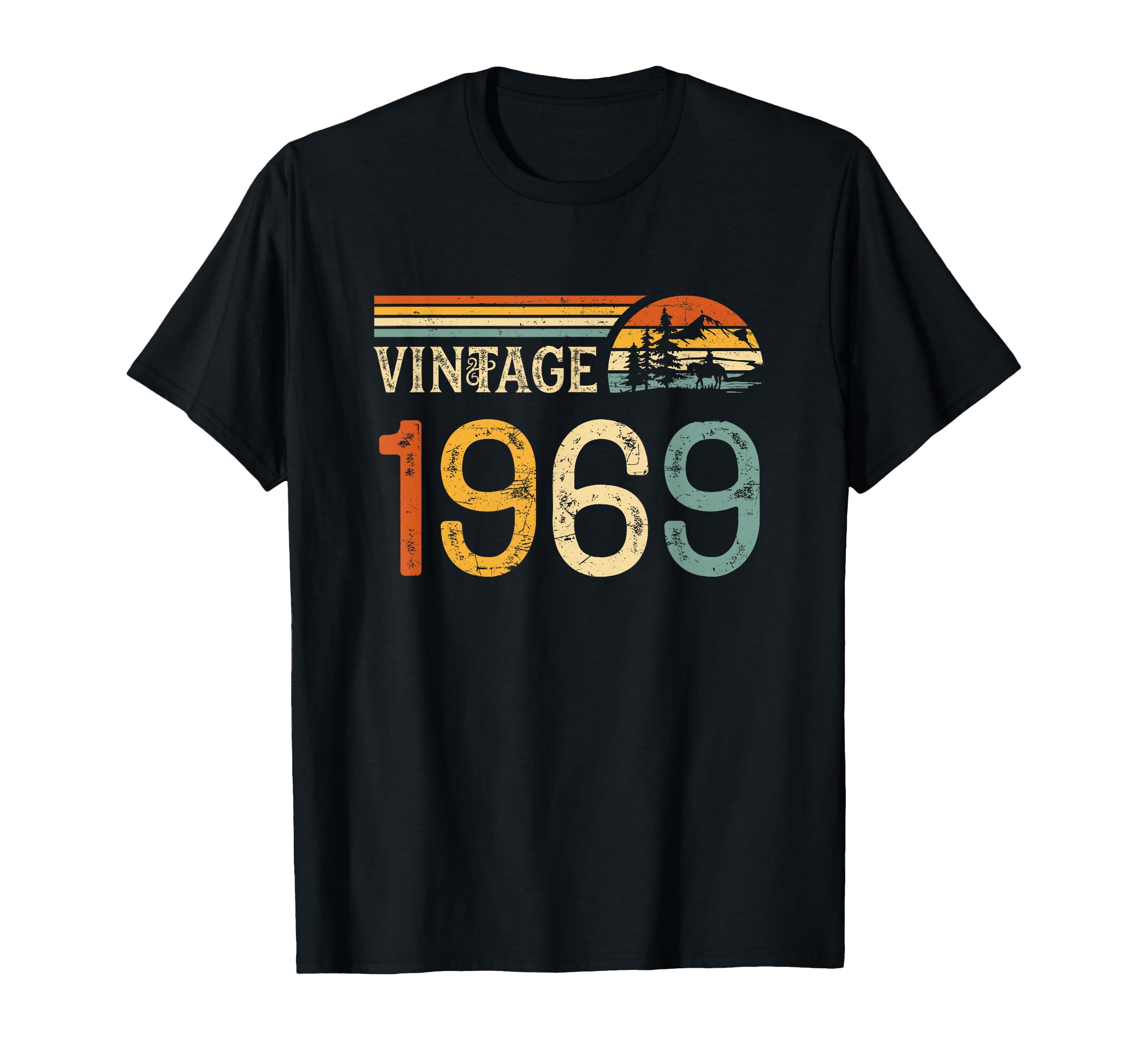57Th Birthday 1969 57 Years Old Bday T-Shirt - Unique Graphic Men Women - T-Shirt, Sweatshirt, Hoodie