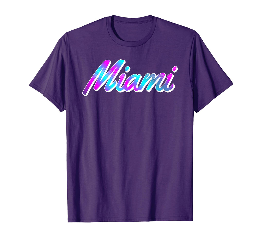 Miami Vaperwave Synthwave 80S 90S T-Shirt - Graphic Print Men Women - T-Shirt, Sweatshirt, Hoodie