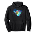 80S Music Cassette Palm Trees Hoodie - Fun Novelty Design Men Women - T-Shirt, Sweatshirt, Hoodie