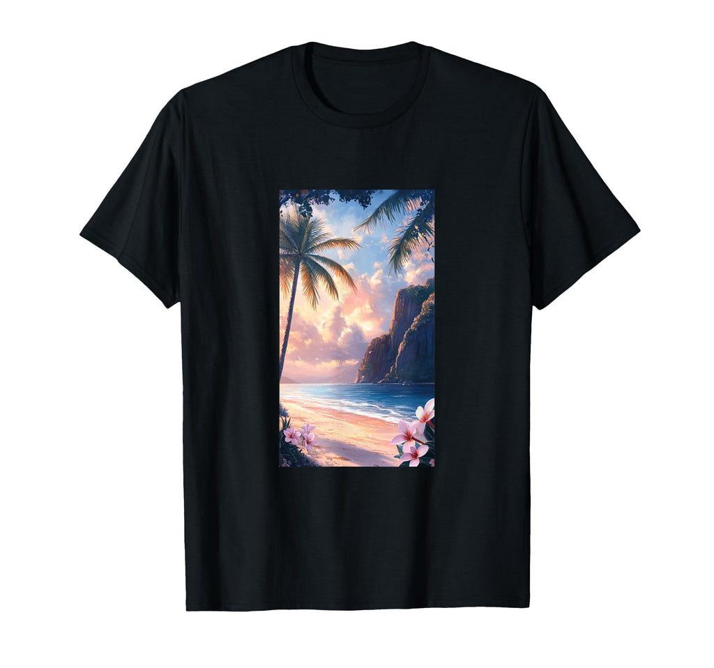 Hawaiian Postcard Inspired Tropical T-Shirt - Streetwear Style Men Women - T-Shirt, Sweatshirt, Hoodie