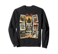 Stamp Holiday Postage Art Sweatshirt - Streetwear Style Men Women - T-Shirt, Sweatshirt, Hoodie