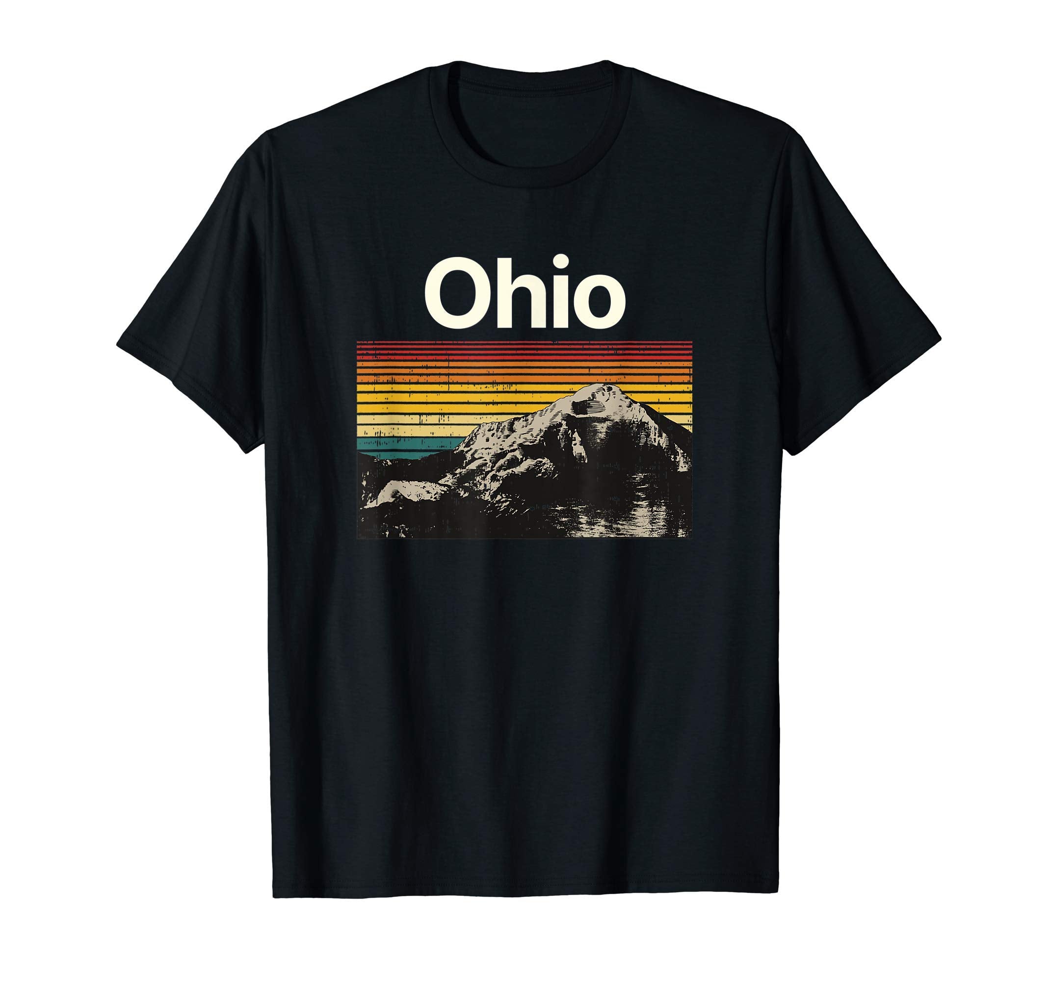 Ohio Souvenir Hiking Mountains Sunset T-Shirt - Streetwear Style Men Women - T-Shirt, Sweatshirt, Hoodie