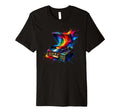 Splash Art Vinyl Record Player Music T-Shirt - Aesthetic Graphic Unisex - T-Shirt, Sweatshirt, Hoodie