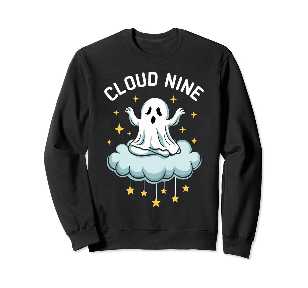 Ghost Monster Meditation Mindfulness Sweatshirt - Aesthetic Graphic Unisex - T-Shirt, Sweatshirt, Hoodie