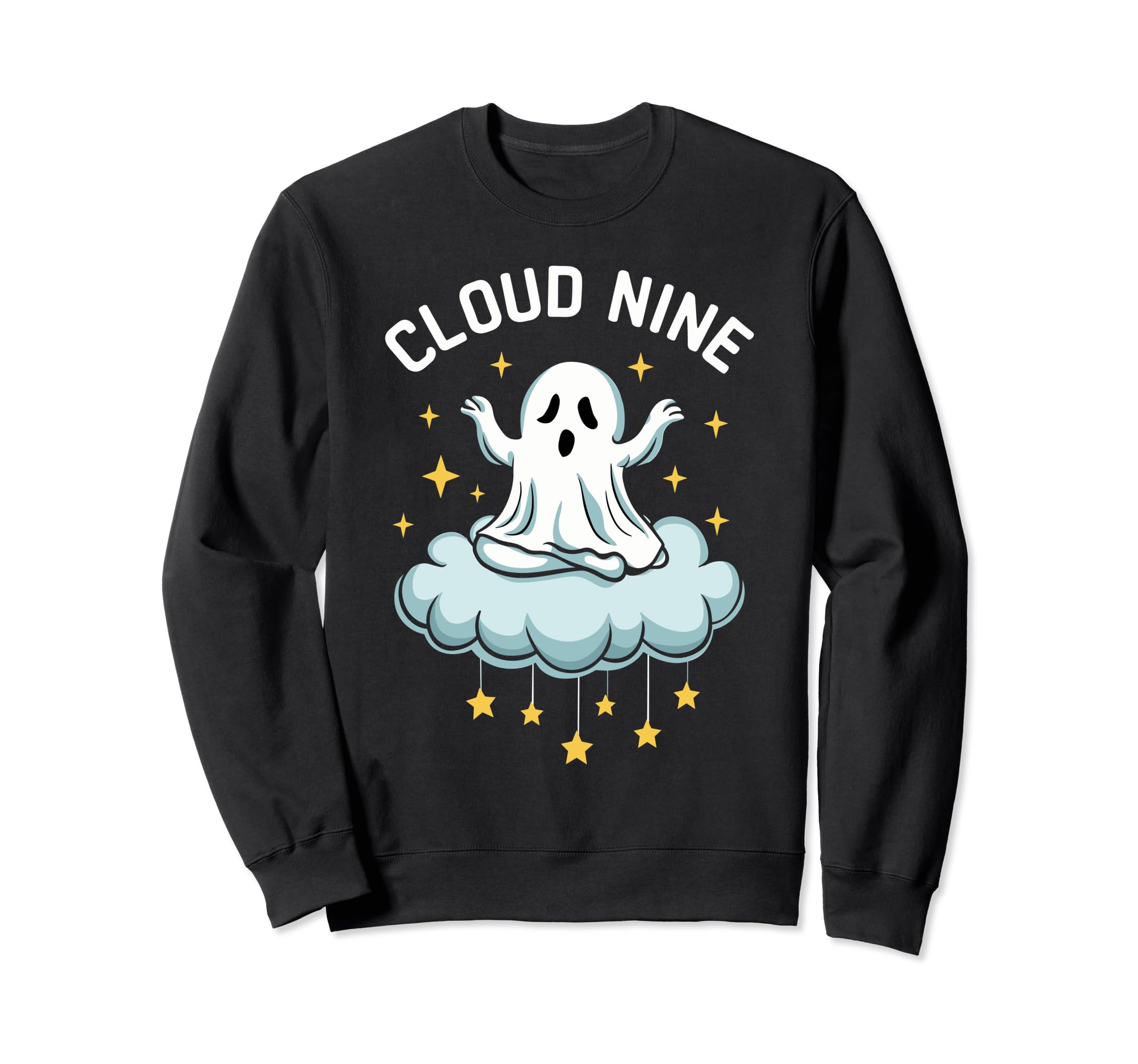 Ghost Monster Meditation Mindfulness Sweatshirt - Aesthetic Graphic Unisex - T-Shirt, Sweatshirt, Hoodie