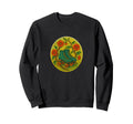 Roller Skates Floral Skaters Sweatshirt - Casual Everyday Wear Men Women - T-Shirt, Sweatshirt, Hoodie
