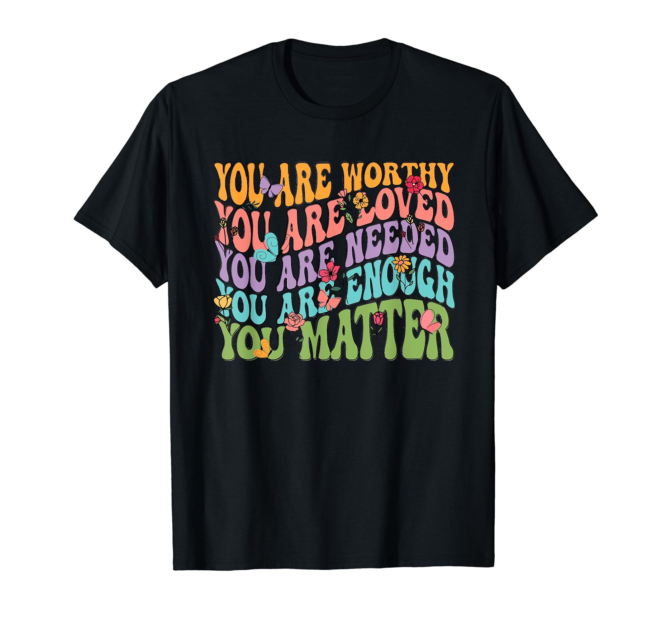 You Matter Kindness Be Kind Groovy T-Shirt - Aesthetic Graphic Men Women - T-Shirt, Sweatshirt, Hoodie