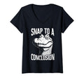Womens Funny Crocodile Overthinkers T-Shirt - Custom Art Print Men Women - T-Shirt, Sweatshirt, Hoodie
