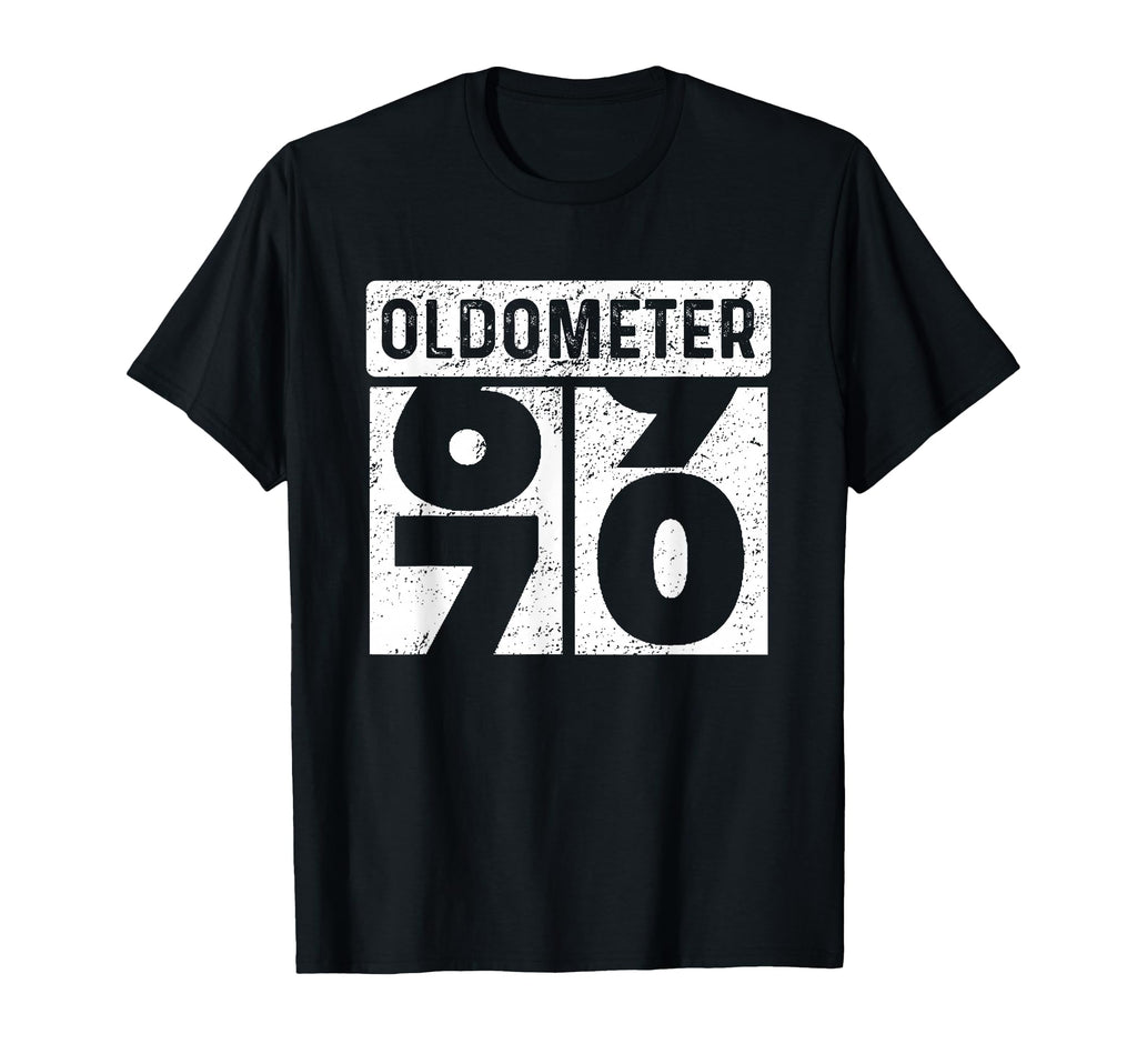 Oldometer Odometer Funny 70Th Birthday T-Shirt - Unique Graphic Unisex - T-Shirt, Sweatshirt, Hoodie