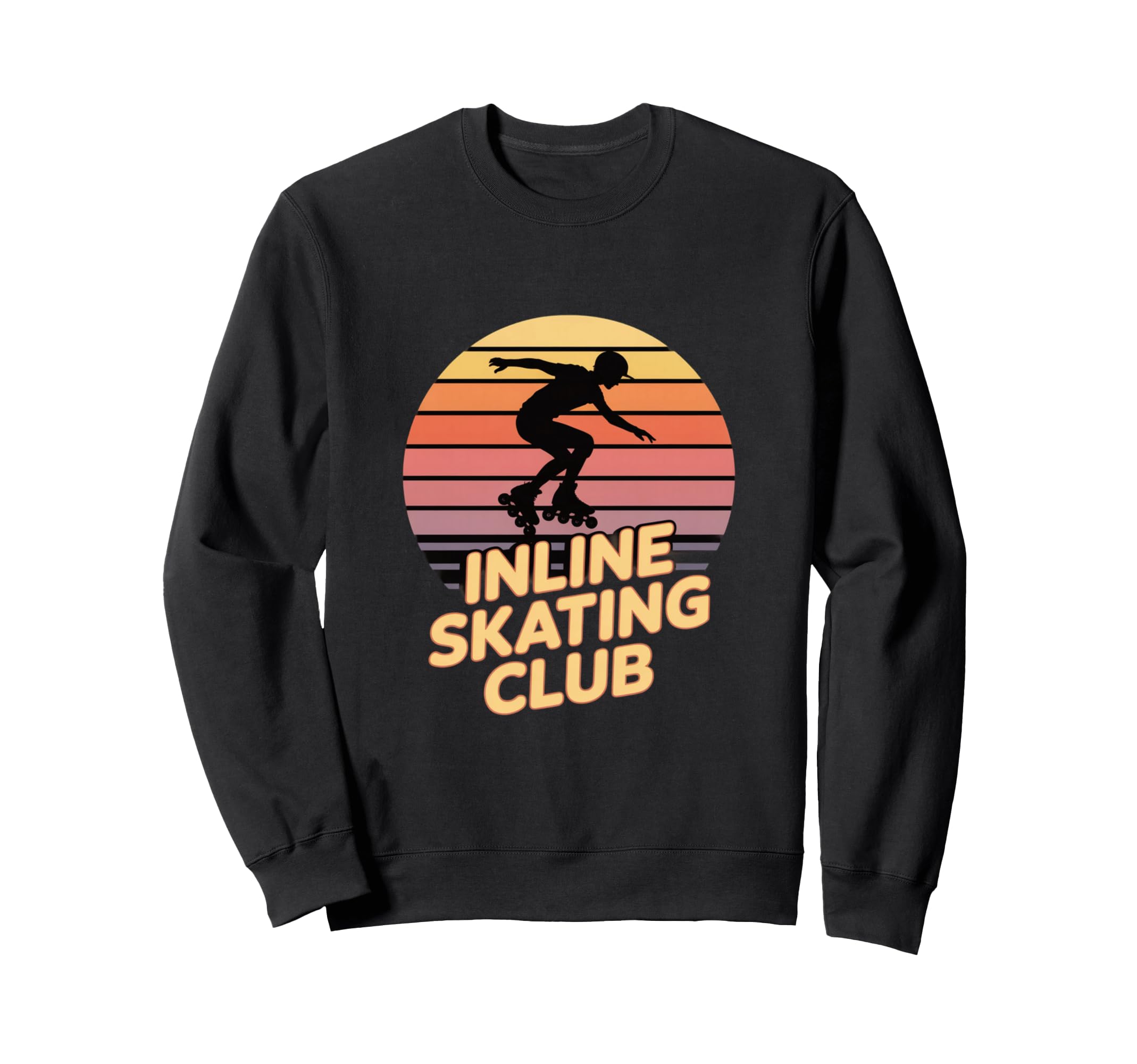 Inline Skating Club Skater Sweatshirt - Graphic Print Unisex - T-Shirt, Sweatshirt, Hoodie
