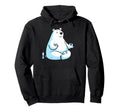 Meditation Polar Bear Yoga Pose Hoodie - Streetwear Style Men Women - T-Shirt, Sweatshirt, Hoodie