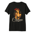 Chicana 80S Pin Up Hot Latina Tattoo T-Shirt - Custom Art Print for Adults - T-Shirt, Sweatshirt, Hoodie