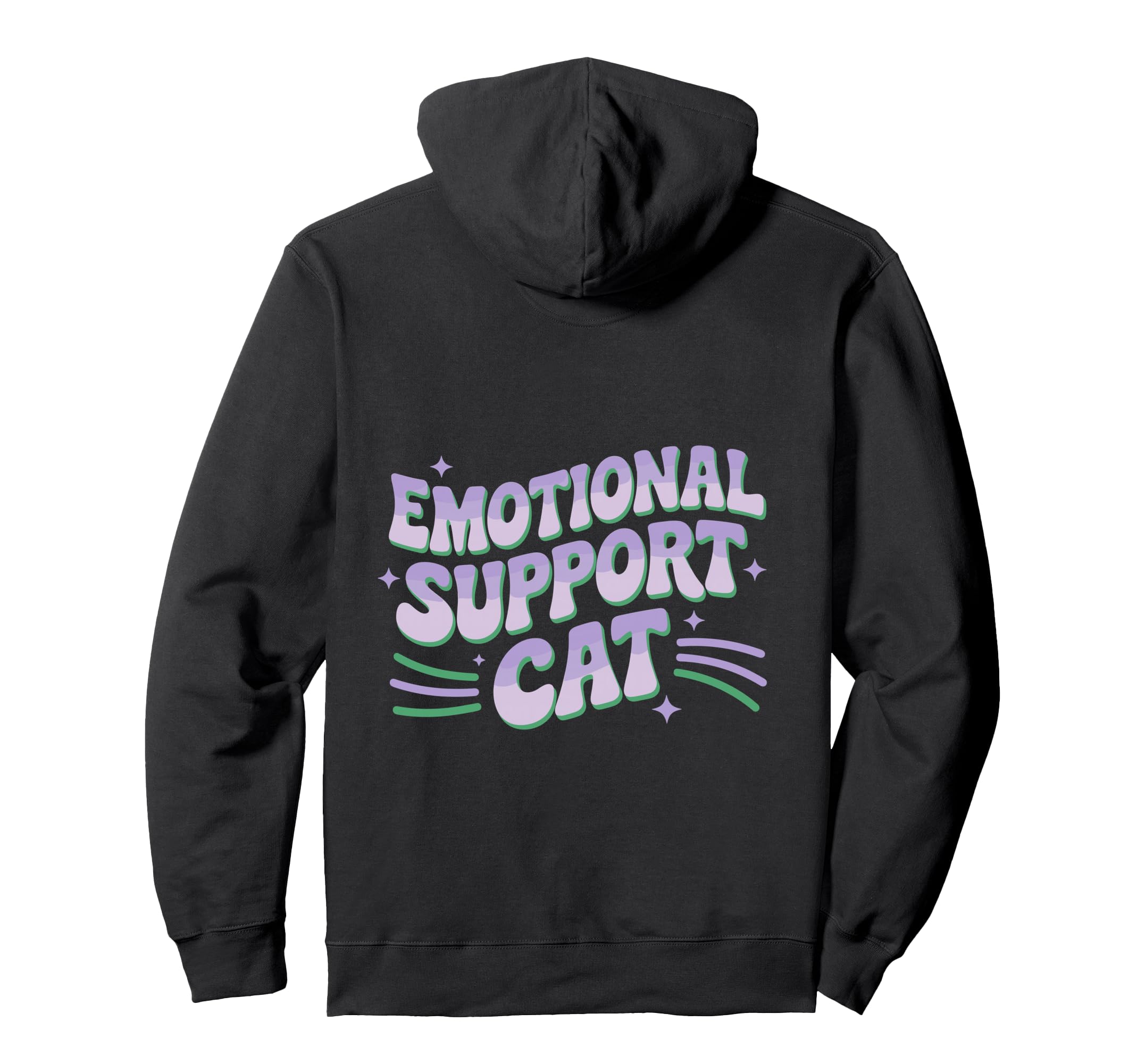 Emotional Support Cat Do Not Pet Gifts Sweatshirt - Custom Art Print Unisex - T-Shirt, Sweatshirt, Hoodie