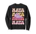 Maya Name Roller Skating Hobby Sweatshirt - Aesthetic Graphic for Adults - T-Shirt, Sweatshirt, Hoodie