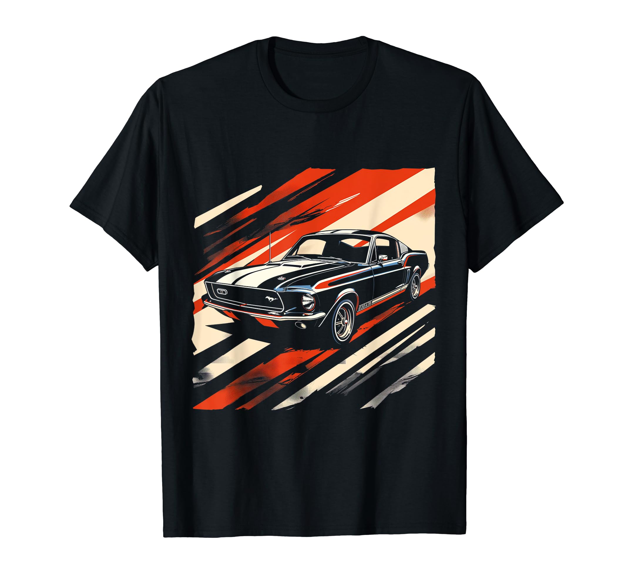 Muscle 1960S Stripe Patterned T-Shirt - Aesthetic Graphic Men Women - T-Shirt, Sweatshirt, Hoodie