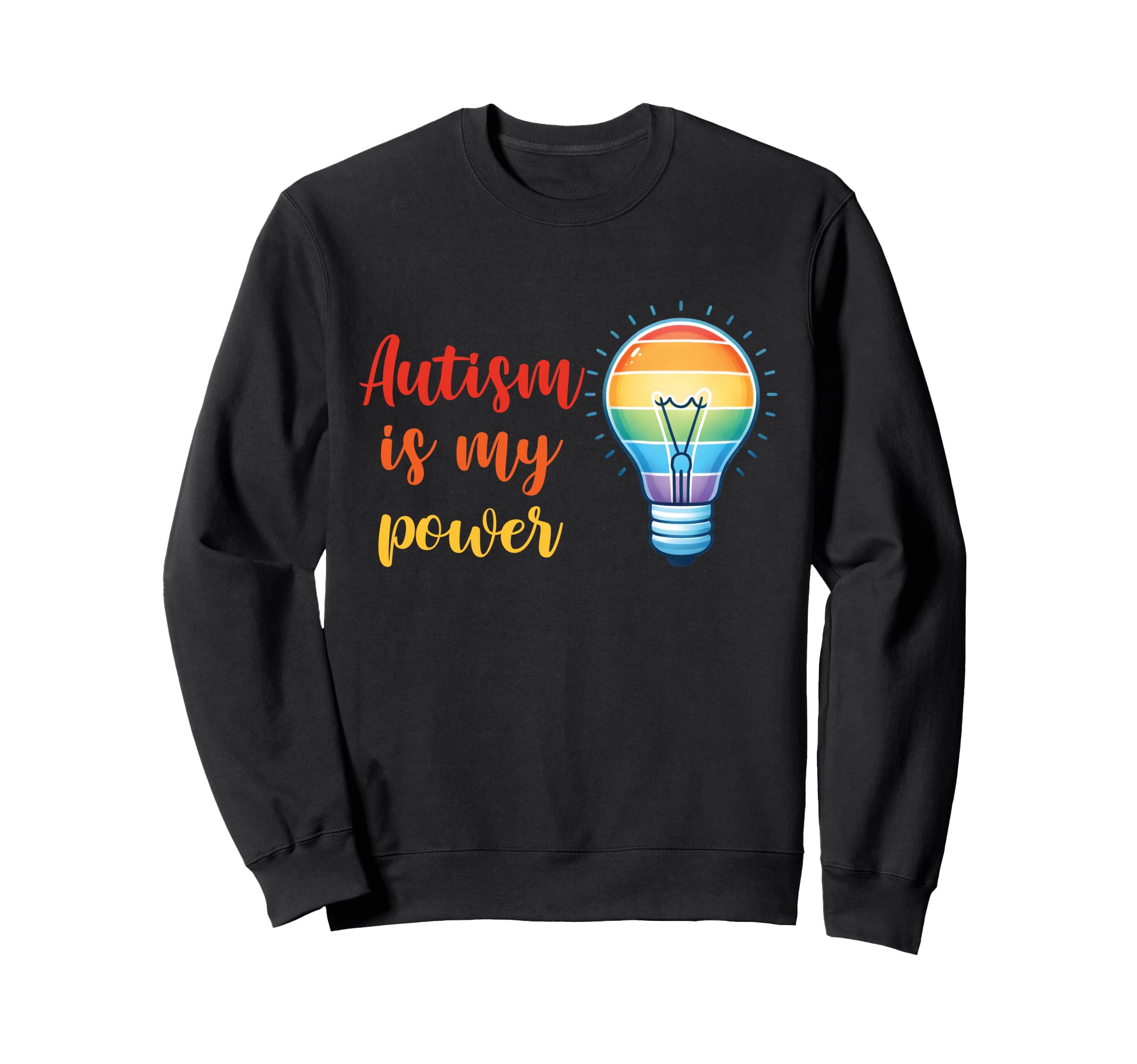Pride Neurodivergent Rainbow Light Sweatshirt - Streetwear Style Men Women - T-Shirt, Sweatshirt, Hoodie