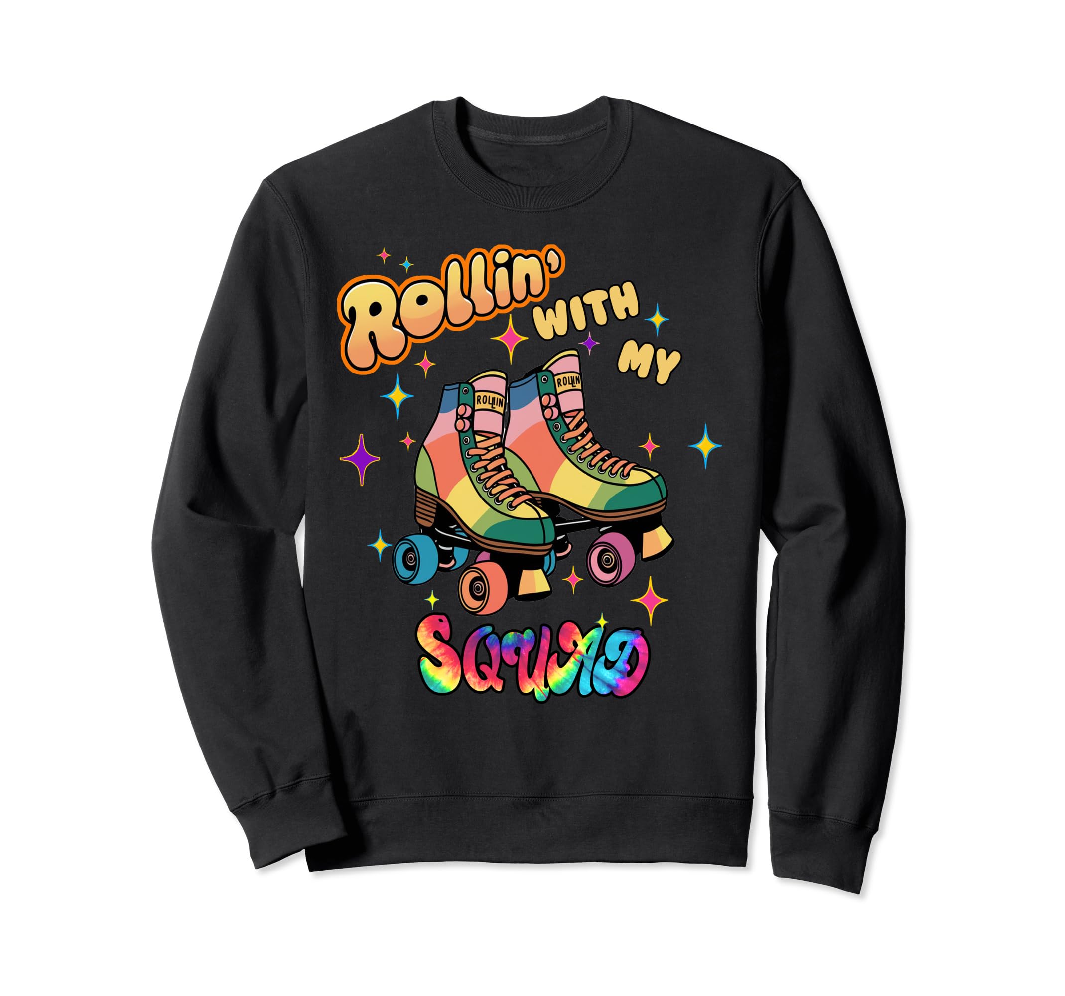 Roller Skating Rollin Skater Sweatshirt - Custom Art Print Unisex - T-Shirt, Sweatshirt, Hoodie