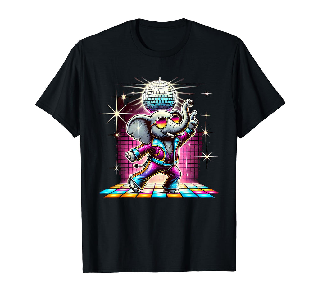 Aesthetic Elephant Disco T-Shirt - Streetwear Style Men Women - T-Shirt, Sweatshirt, Hoodie
