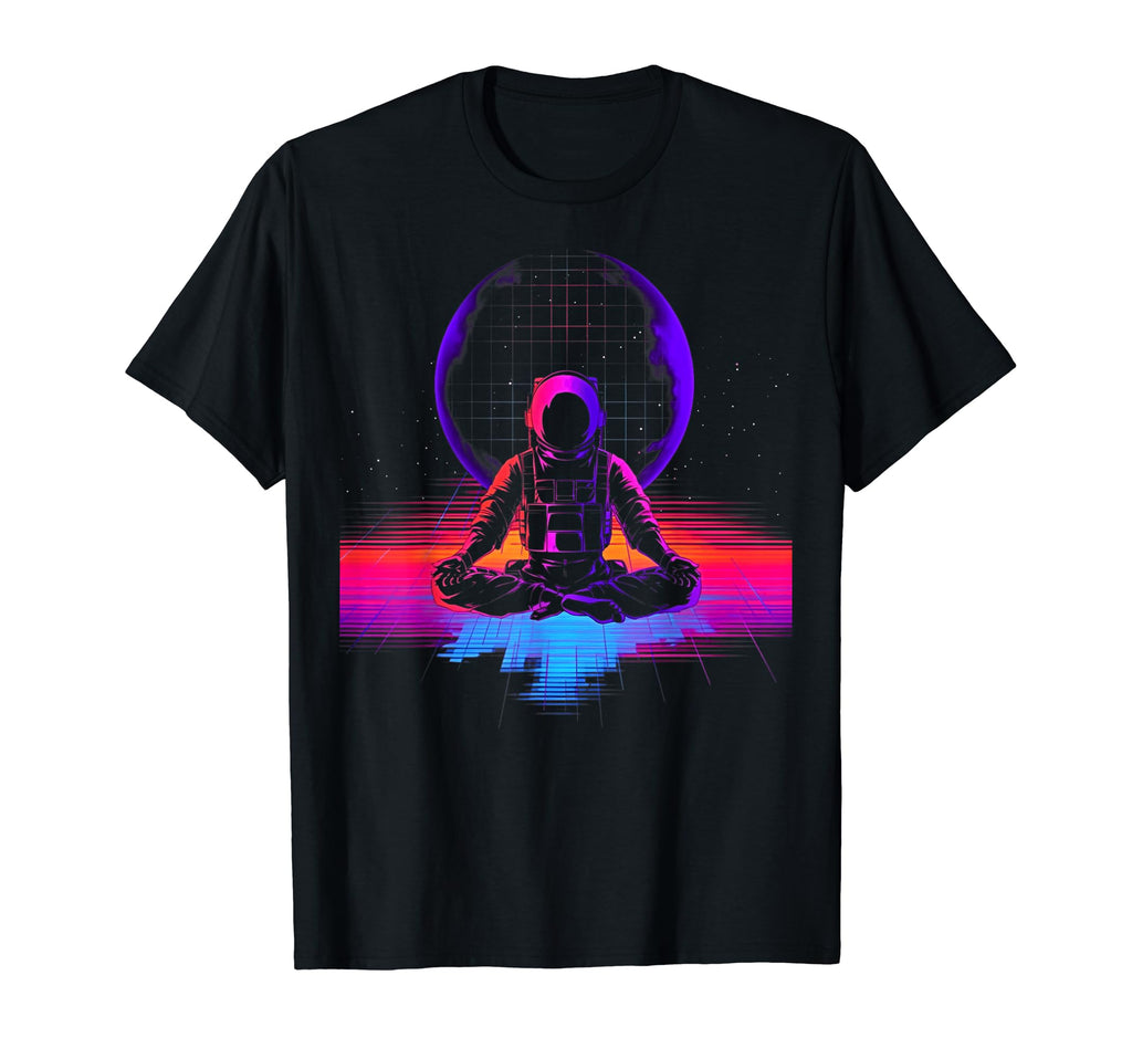 Synthwave Astronaut Cyberpunk 80S Sci T-Shirt - Aesthetic Graphic Unisex - T-Shirt, Sweatshirt, Hoodie