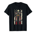 Motorcycle American Flag Biker T-Shirt - Graphic Print Unisex - T-Shirt, Sweatshirt, Hoodie