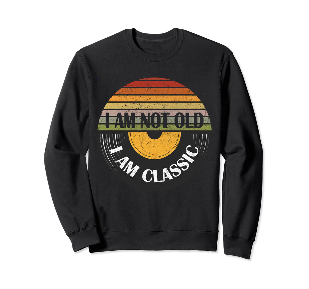 Vinyl Record Player Records Sweatshirt - Casual Everyday Wear Men Women - T-Shirt, Sweatshirt, Hoodie