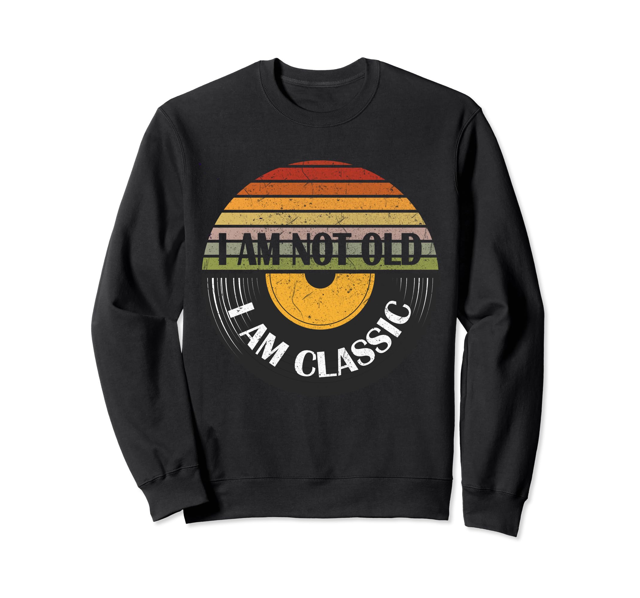 Vinyl Record Player Records Music Sweatshirt - Minimalist Print Unisex - T-Shirt, Sweatshirt, Hoodie