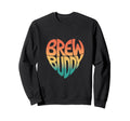 Brew Buddy Craft Beer Friends Heart Sweatshirt - Custom Art Print Unisex - T-Shirt, Sweatshirt, Hoodie