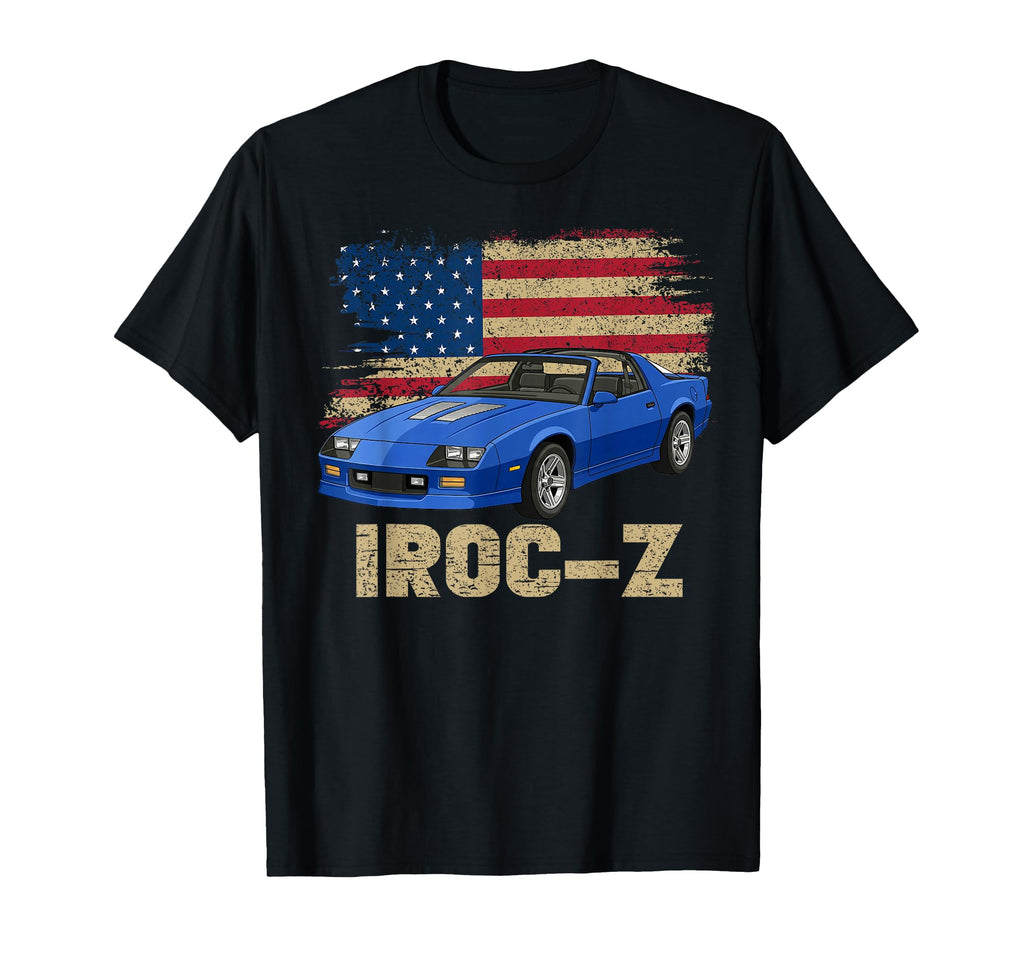 Iroc Z Silhouette Muscle Car T-Shirt - Casual Everyday Wear Men Women - T-Shirt, Sweatshirt, Hoodie
