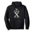 Generation X 1965 1980 Gen X Hoodie - Minimalist Print for Adults - T-Shirt, Sweatshirt, Hoodie