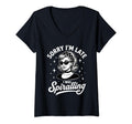 Womens Sorry Im Late I Was T-Shirt - Aesthetic Graphic Men Women - T-Shirt, Sweatshirt, Hoodie