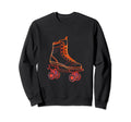 Roller Skates Outlines Roller Sweatshirt - Aesthetic Graphic for Adults - T-Shirt, Sweatshirt, Hoodie