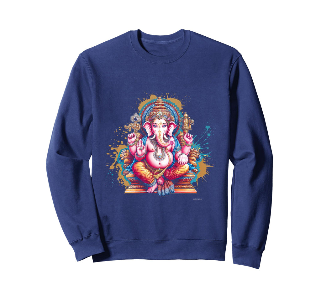Ganesha Art Hindu Spirituality Yoga Sweatshirt - Aesthetic Graphic Unisex - T-Shirt, Sweatshirt, Hoodie