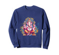 Ganesha Art Hindu Spirituality Yoga Sweatshirt - Aesthetic Graphic Unisex - T-Shirt, Sweatshirt, Hoodie
