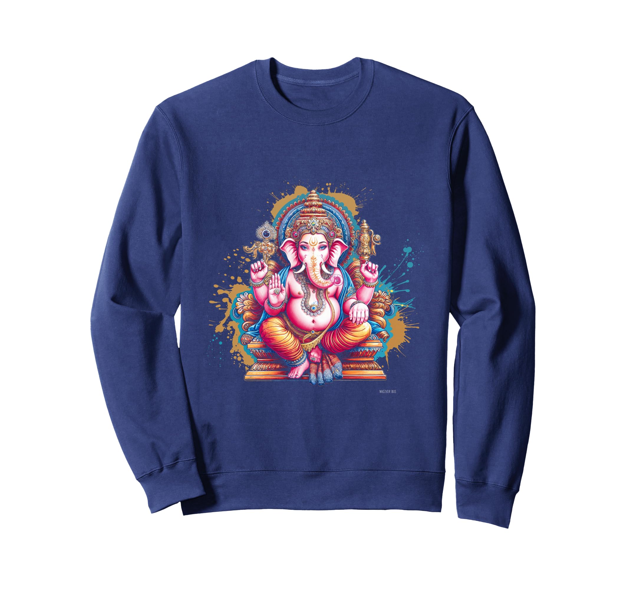 Ganesha Art Hindu Spirituality Yoga Sweatshirt - Aesthetic Graphic Unisex - T-Shirt, Sweatshirt, Hoodie