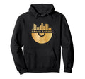 Vinyl Record Player Disco Music Hoodie - Fun Novelty Design for Adults - T-Shirt, Sweatshirt, Hoodie