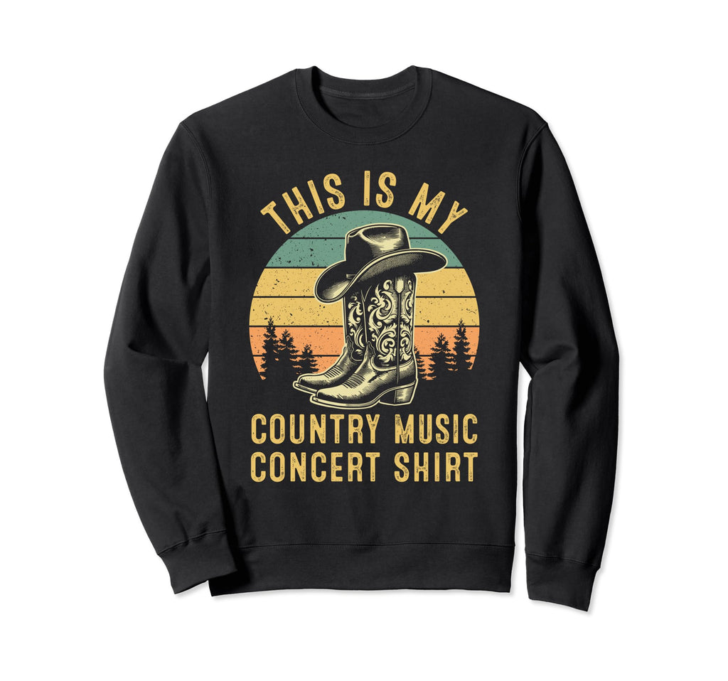 Country Concert Western Sweatshirt - Graphic Print Men Women - T-Shirt, Sweatshirt, Hoodie