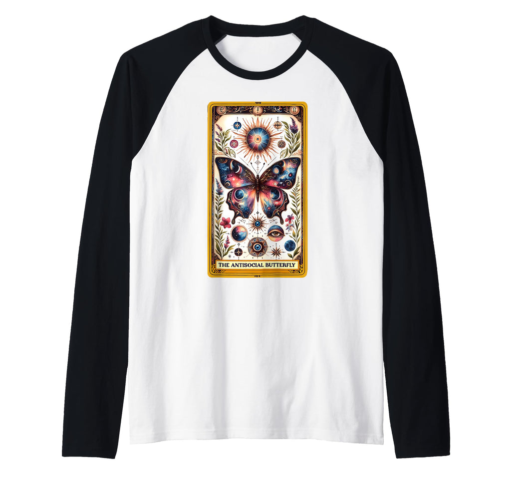 Antisocial Butterfly Tarot Card Sweatshirt - Streetwear Style Unisex - T-Shirt, Sweatshirt, Hoodie